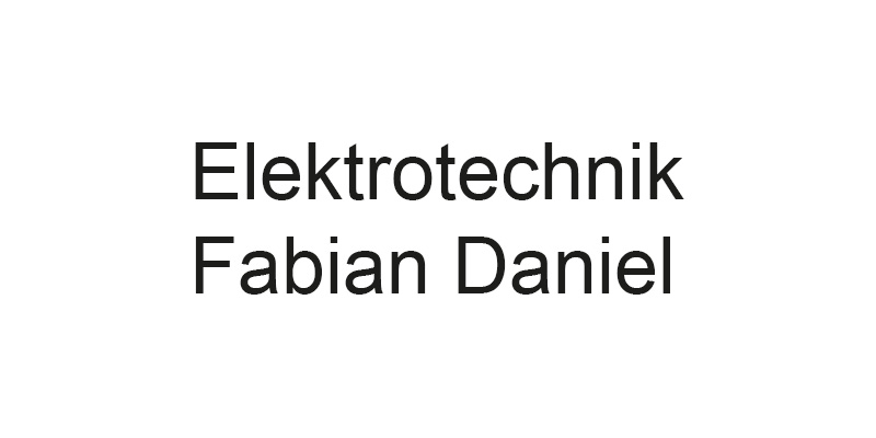 Elektrotechnik Fabian Daniel